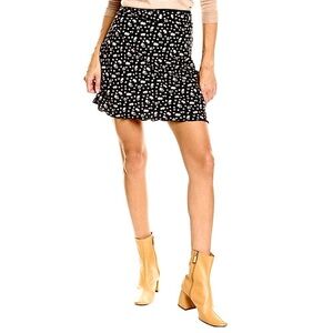 Free People IRL Floral Mini Skirt